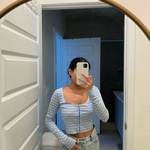 Crop top long sleeves Forever 21